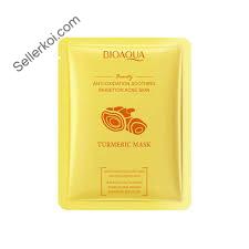 Bioaqua Turmeric Antioxidation Soothing Acne Facial Sheet Mask (25gm)